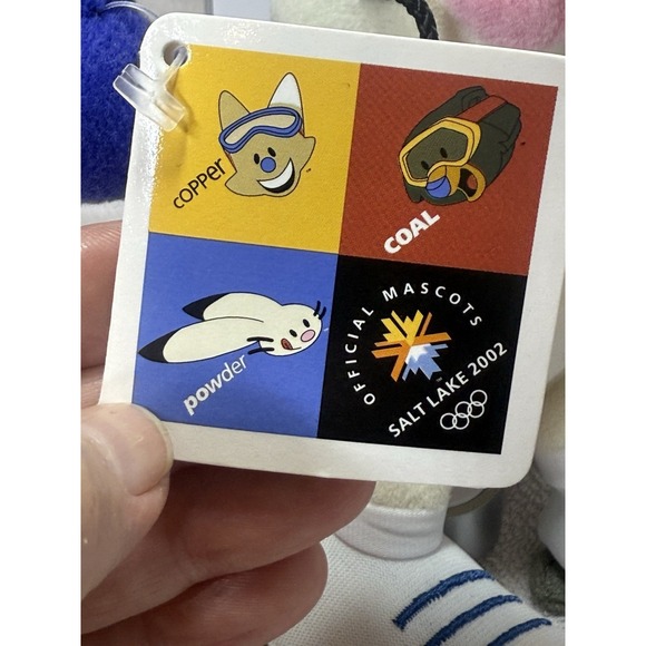 Winter Olympic Bunny Rabbit SLC 2002  Plush Toy Mascots‎ Ice Skating 9" tall USA - Picture 2 of 9